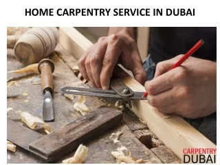 home carpentry service in dubai