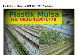 Plastik Mulsa Makassar ౦83l–Կl8౦–l778[WhatsApp]