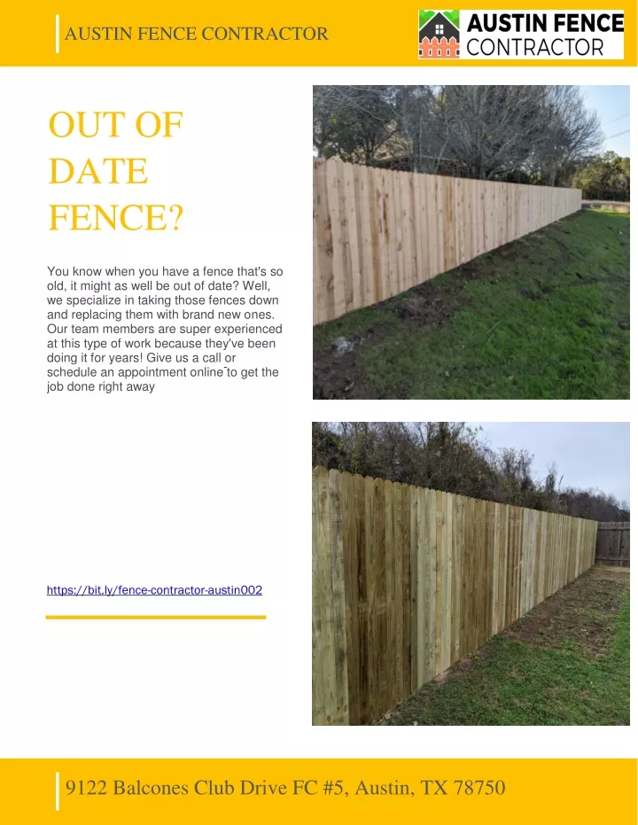 austin fence contractor