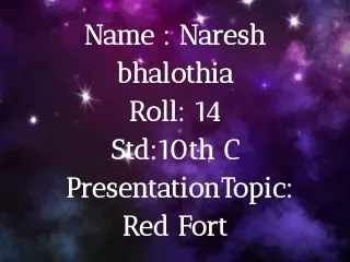 name naresh bhalothia roll 14 std 10th