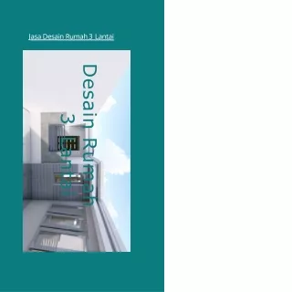 jasa desain rumah 3 lantai