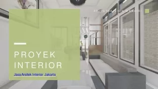 proyek interior jasa arsitek interior jakarta