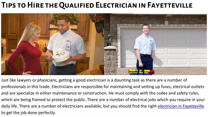 tips to hire the qualified electrician