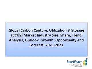global carbon capture utilization storage ccus