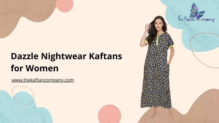 dazzle nightwear kaftans for women