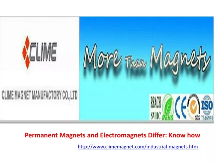 permanent magnets and electromagnets differ know