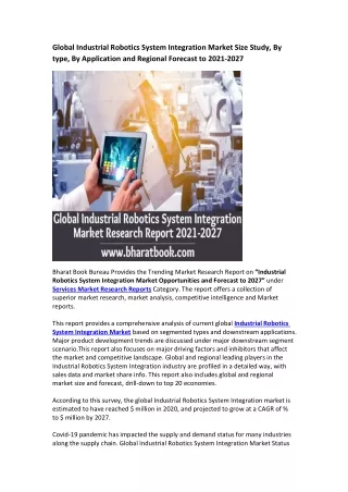 global industrial robotics system integration