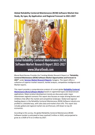 global reliability centered maintenance