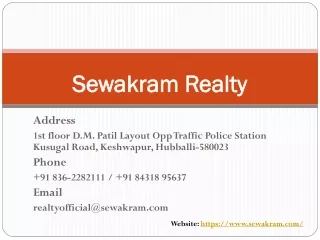 Best Real estate Builders in Hubli(PPT)