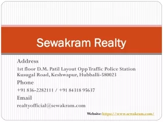 Best Real estate Builders in Hubli(PPT)