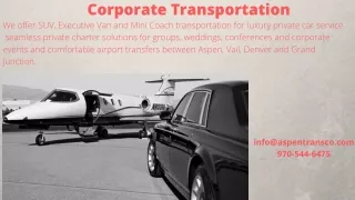 Corporate Transportation