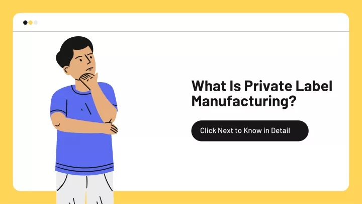 what is private label manufacturing