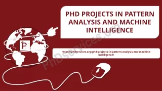 phd projects in pattern analysis and machine