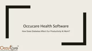 occucare health software