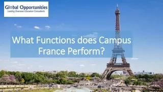 what functions does campus france perform