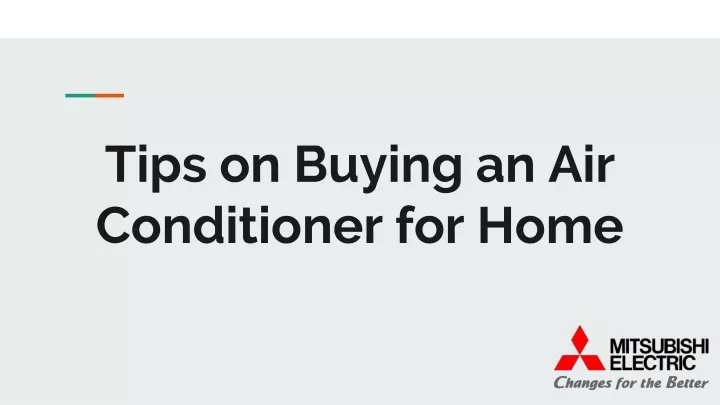 tips on buying an air conditioner for home