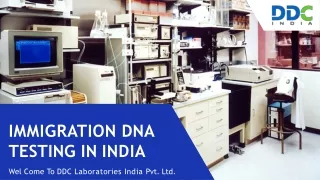 Immigration DNA Testing in India