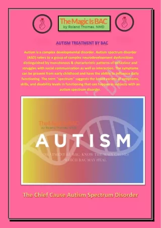 Key Significance of Autism Treatment by BAC For Your Children
