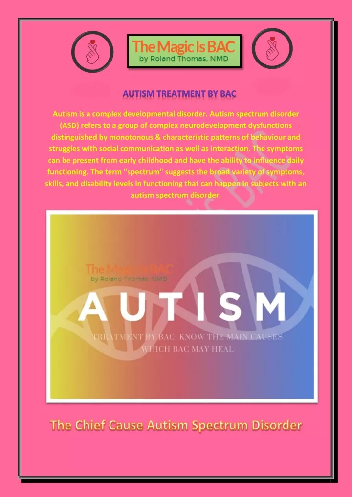 autism is a complex developmental disorder autism