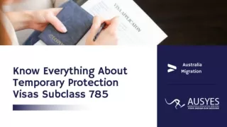 Know Everything About Temporary Protection Visas Subclass 785