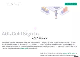 AOL Gold Sign In