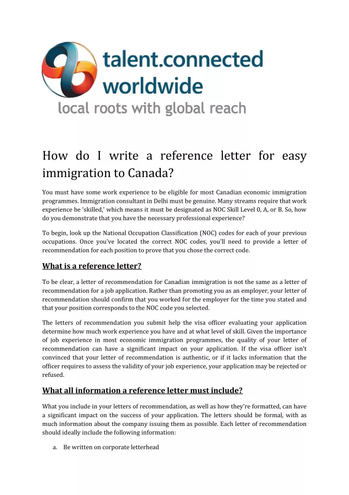 how do i write a reference letter for easy