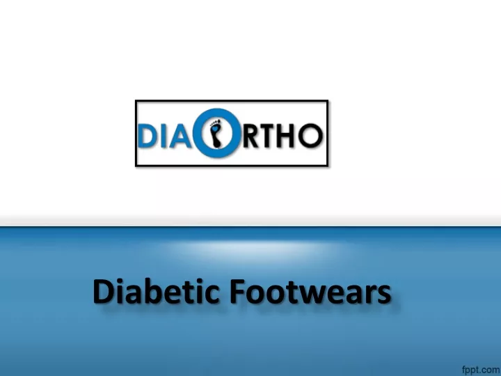 diabetic footwears