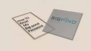 how to reset my big pond password