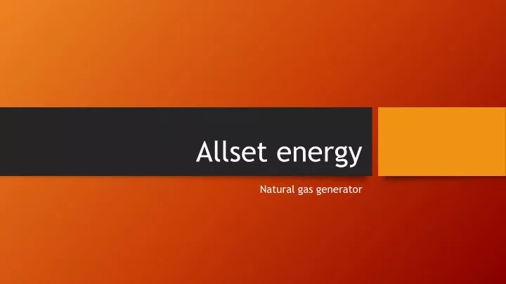 allset energy