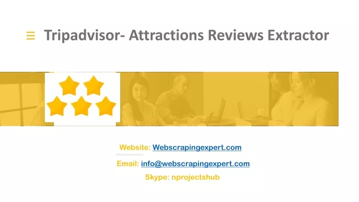 tripadvisor attractions reviews extractor