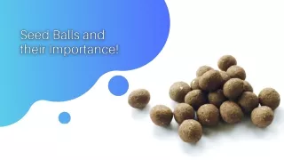 Seed Balls and their Importance!