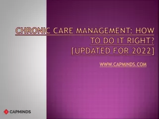 Chronic Care Management: How To Do It Right? [Updated For 2022]