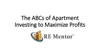 The ABCs of Apartment Investing to Maximize Profits
