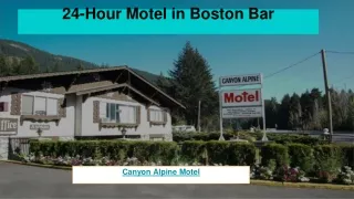 Enjoy the Amenities You Expect At Canyon Alpine Motel