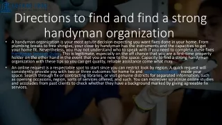 Handyman Services Dubai