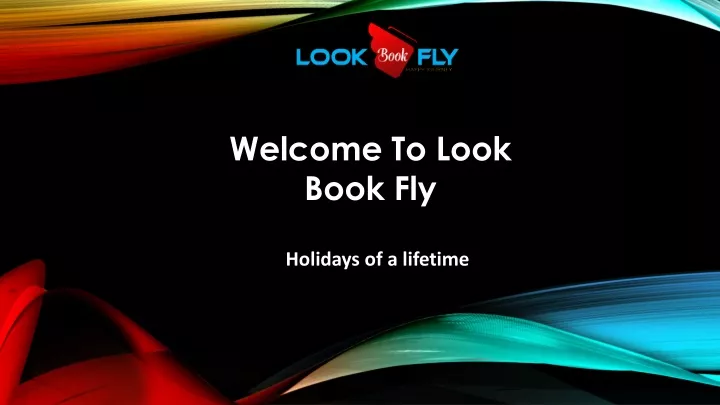 welcome to look book fly