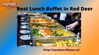best lunch buffet in red deer