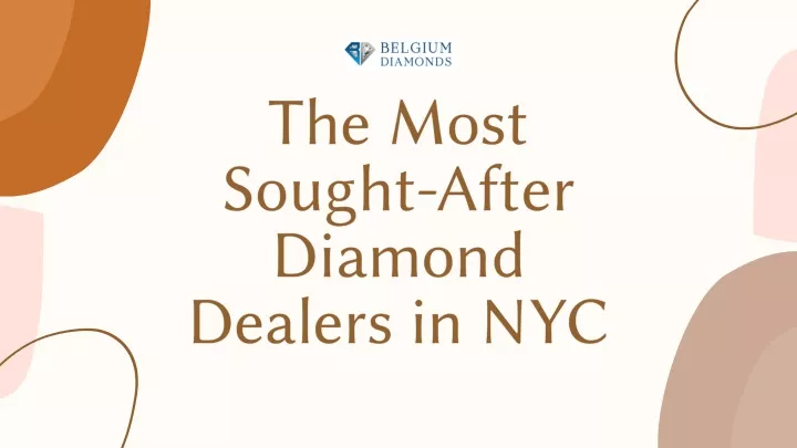 the most sought after diamond dealers in nyc