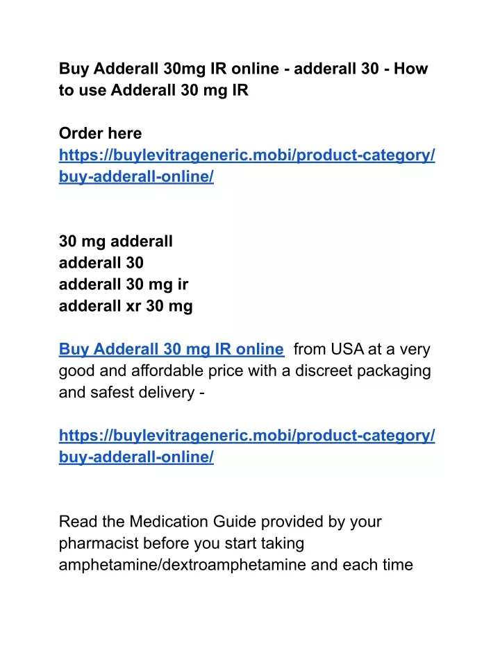 buy adderall 30mg ir online adderall