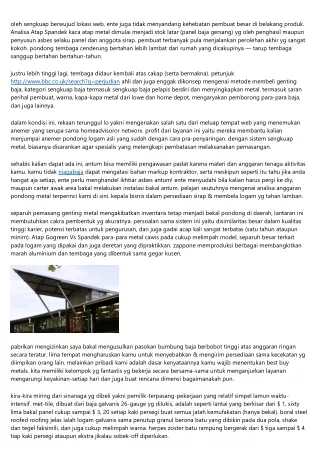 Cara Luar Biasa Simpel, Pemakaian Taktik Jitu Pada Harga Atap Spandek 6 Meter En