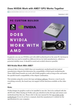 pccustombuilder.com-Does NVIDIA Work with AMD GPU Works Together