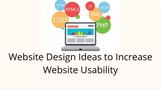 website design ideas to increase website usability