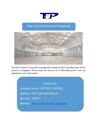 pest control services in singapore