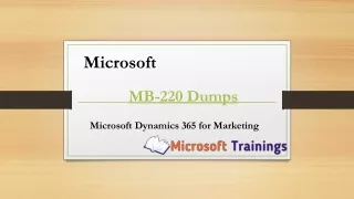 MB-220 Exam Dumps Your Way to Success – Microsoft MB-220 Question Answers