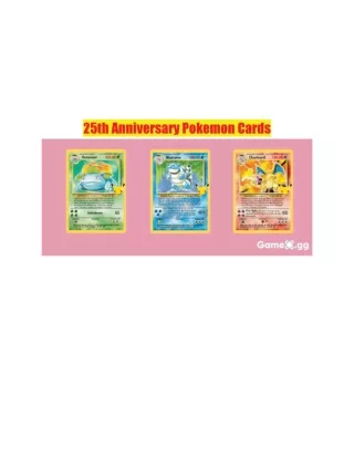 25th Anniversary Pokemon Cards