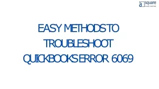 easy methods to troubleshoot quickbooks error 6069