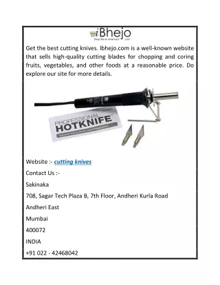Cutting Knives  Ibhejo.com