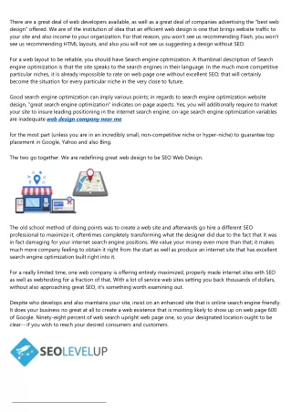there are a great deal of web developers