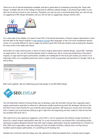 there are a lot of internet developers available