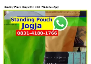 Standing Pouch Harga Ö8Зl·Կl8Ö·l7ᏮᏮ[WhatsApp]